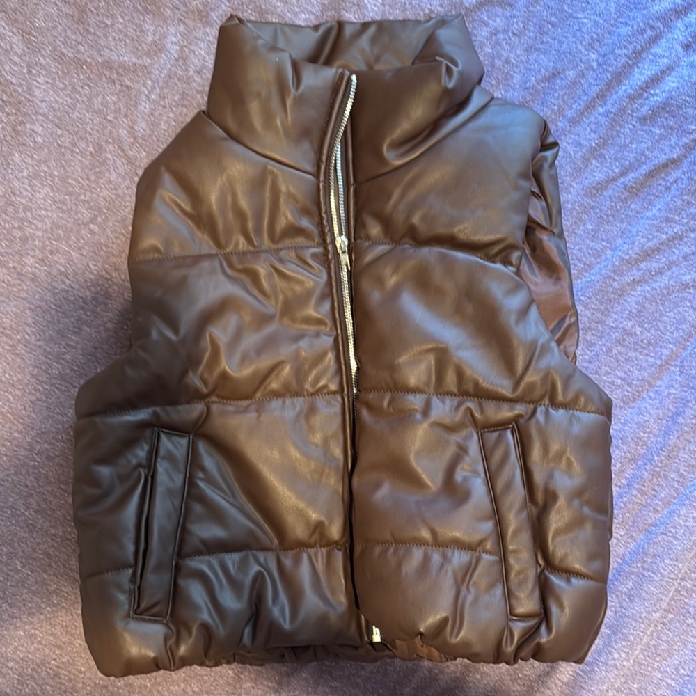 Ambiance Chocolate Puffer Vest